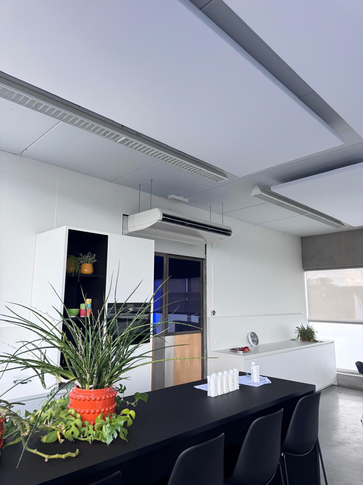 Plaatsing airco in onze refter